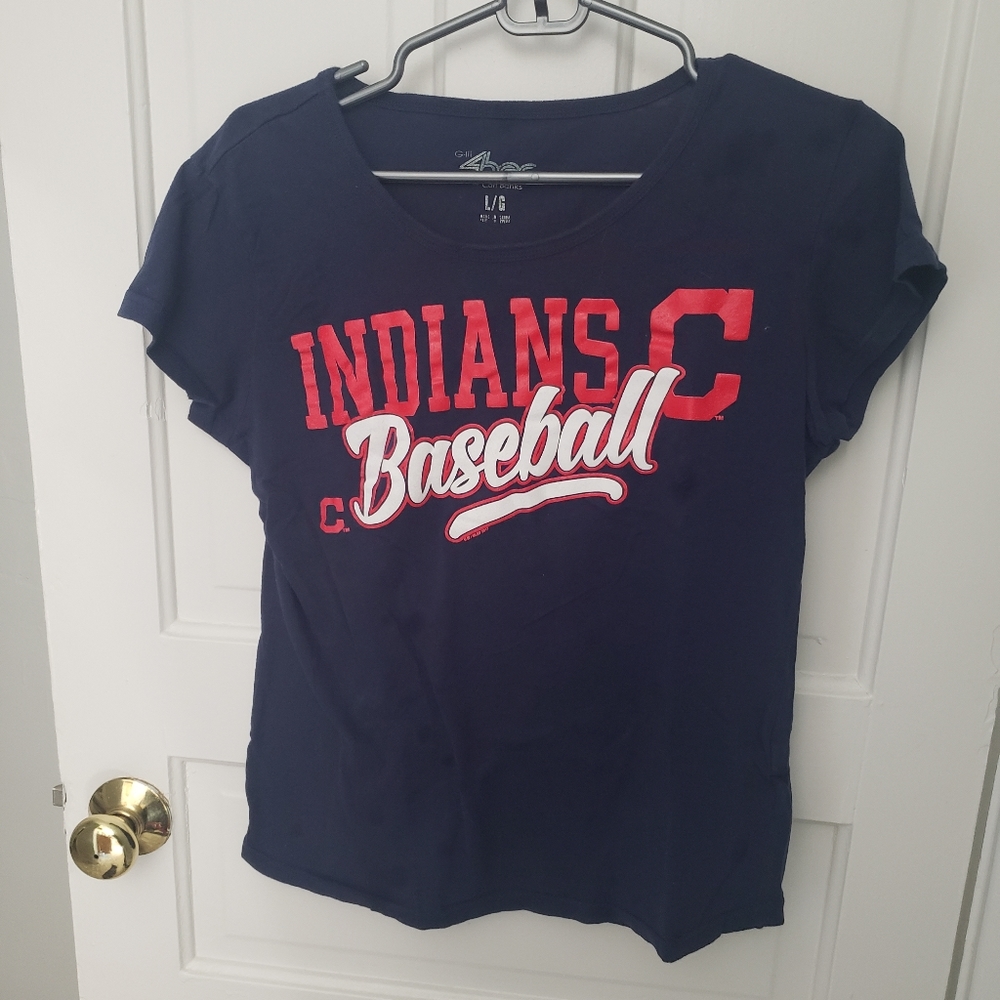 Cleveland Indians Navy Tshirt